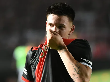 Mastantuono, emocionado: "Me beso el escudo porque River me dio de comer"