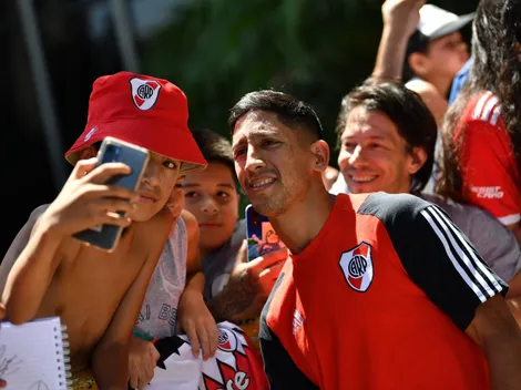 El gesto de los jugadores de River con la gente en Santa Fe