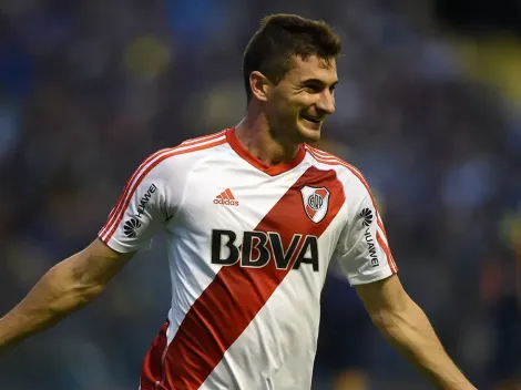 La divertida chicana de Lucas Alario para un hincha de Boca