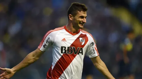 Alario, decisivo para ganar la Copa Libertadores de 2015.