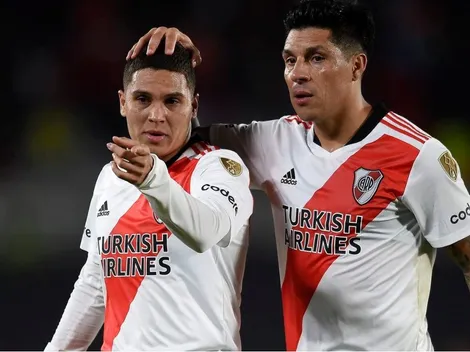 El emotivo reencuentro entre Juanfer y Enzo Pérez