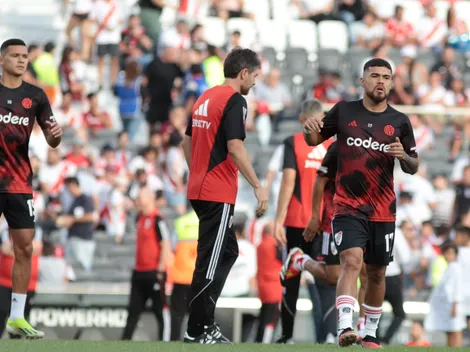 Inesperado: el ex River que fue muy aplaudido en el Monumental