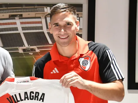 Se reveló el número de camiseta que usará Villagra en River