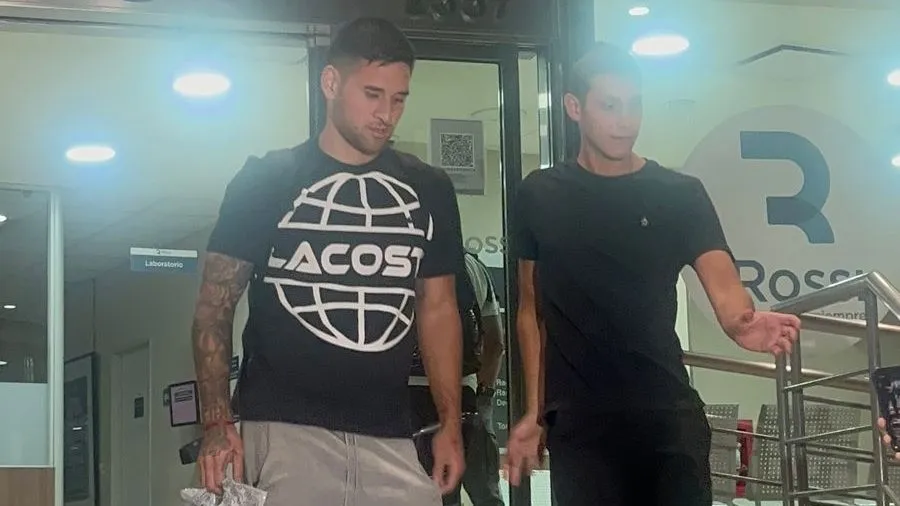 Villagra pasó la revisión médica. (@Maxpugliese92)