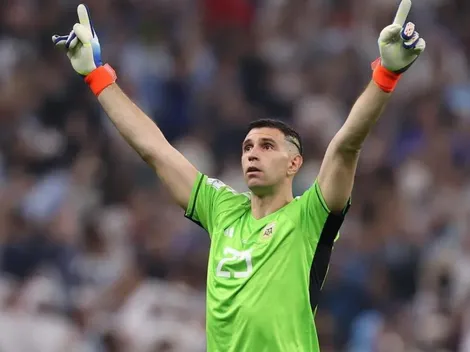 Dibu Martínez comparó la inmensidad del Monumental con la Bombonera