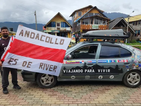 Es hincha de River, viaja por el mundo y da las claves para llegar a Venezuela: ruta, hospedaje y moneda