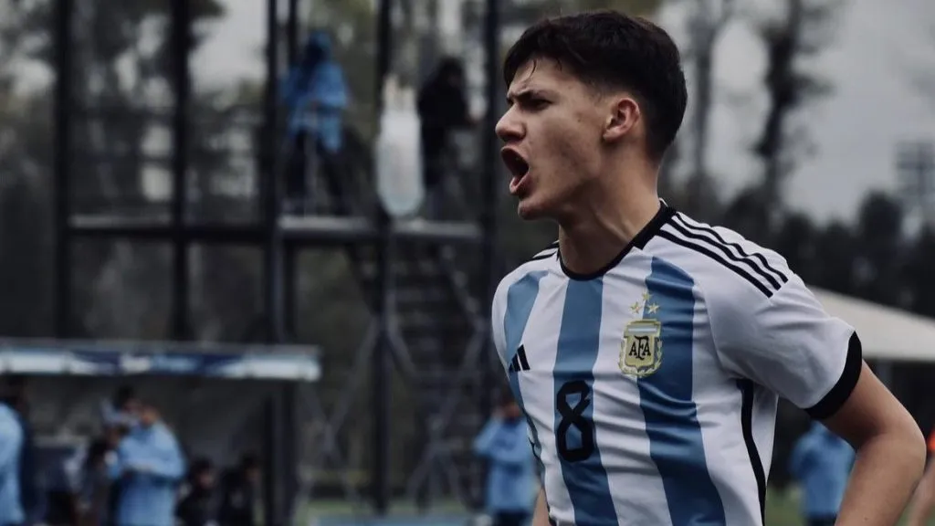 Juan Cruz Meza, una de las figuras de la Selección Argentina Sub 17.
