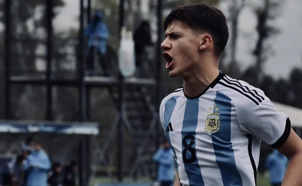 Juan Cruz Meza, una de las figuras de la Selección Argentina Sub 17.