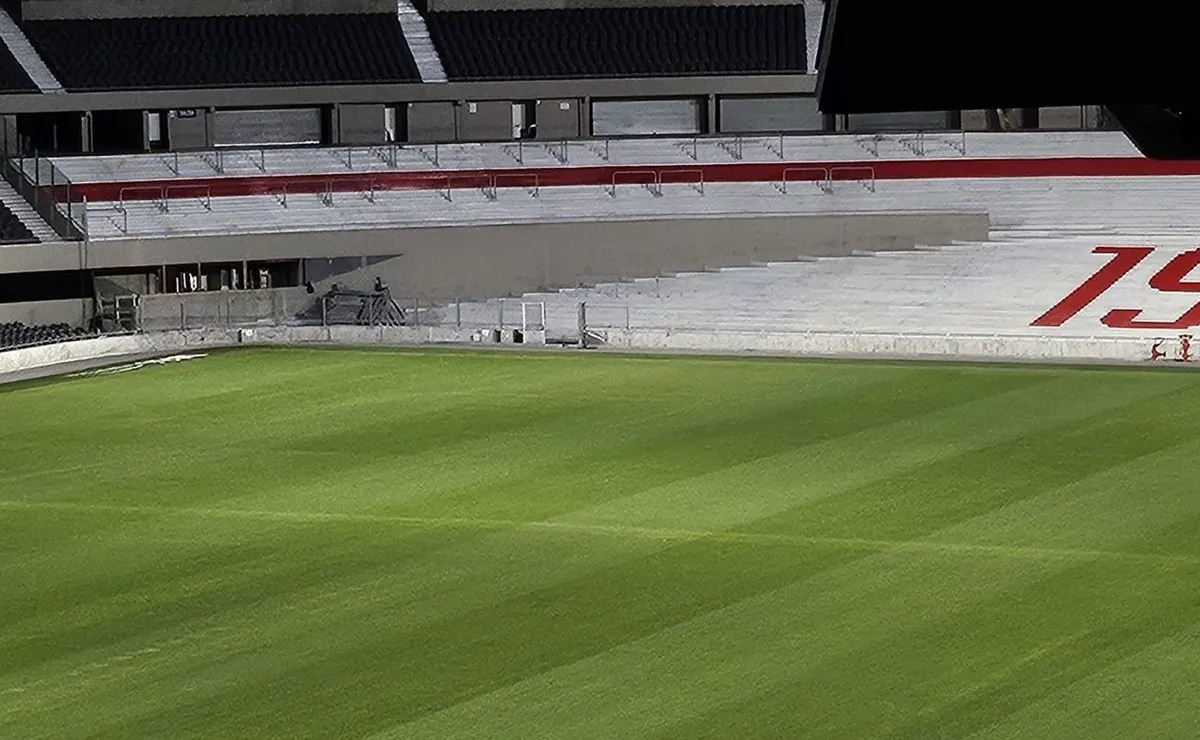 El Estadio Monumental quedó muy bien tras los recitales.