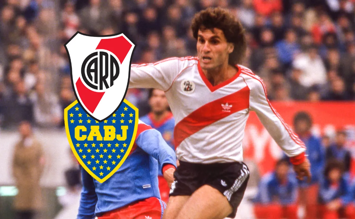 Oscar Ruggeri, picante al comparar su pasado en River y Boca.