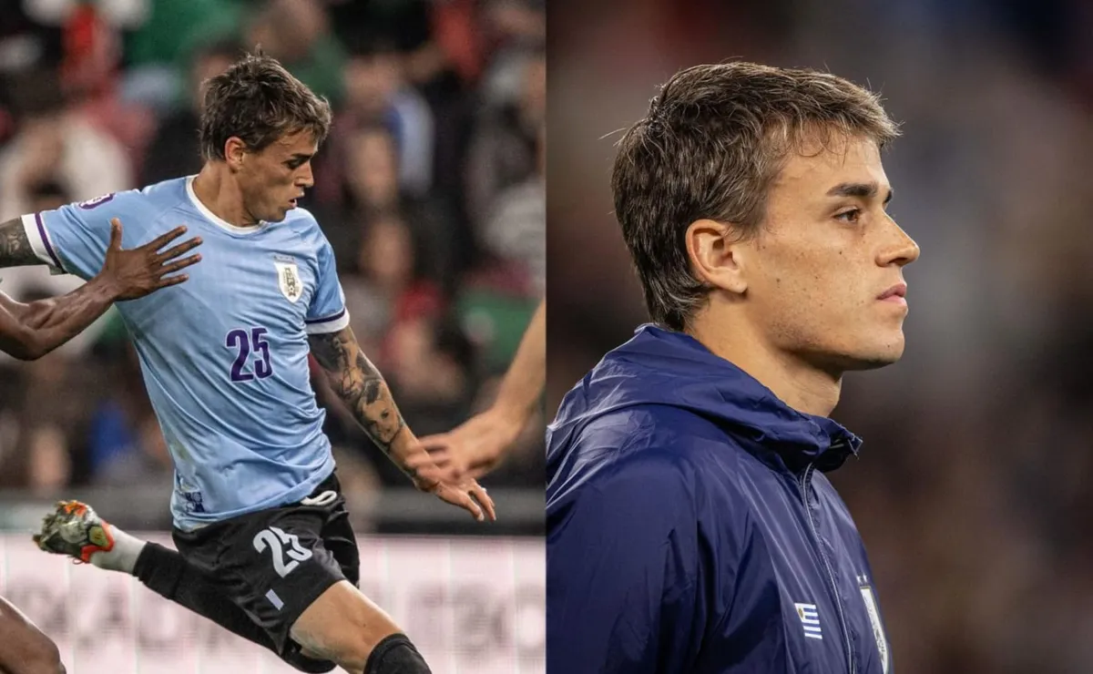 Nicolás Fonseca debutó con Uruguay
