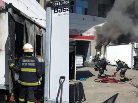 Qué dijeron desde River por el incendio del contenedor