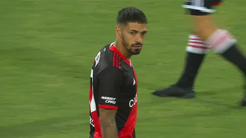 Manu Lanzini volvió a jugar después de dos meses y dejó una imagen preocupante.