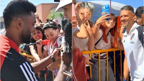 River llegó a Mendoza para jugar un amistoso ante Independiente Rivadavia.