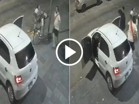 Un hincha de River se convirtió en héroe al impedir un robo en Lanús y fue tendencia: el video