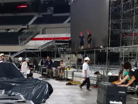 Recitales de María Becerra: comenzaron a montar el escenario en el Monumental