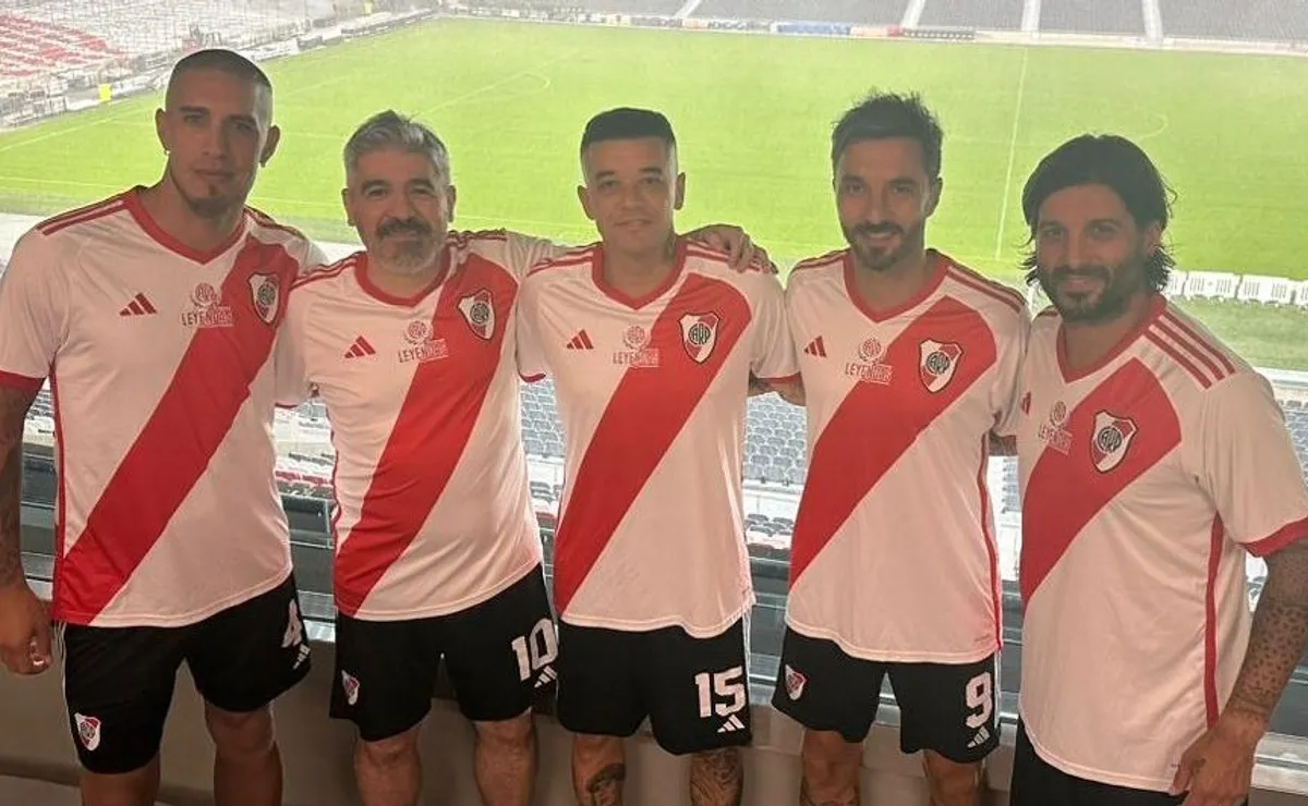 Las nuevas estrellas del Senior de River, entre ellos el Burrito que ya viene del plantel anterior.