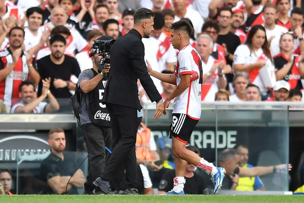 Demichelis apoyó a Echeverri. (Getty)