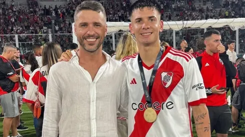 Franco Mastantuono y Lucas Tamer (FOTO: Instagram/ @areasportteam).