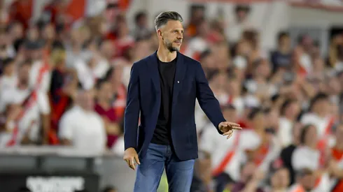 Demichelis planifica el partido con Boca.