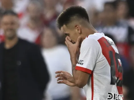 Echeverri: pedido de disculpas al hincha de River y por qué no termina los partidos