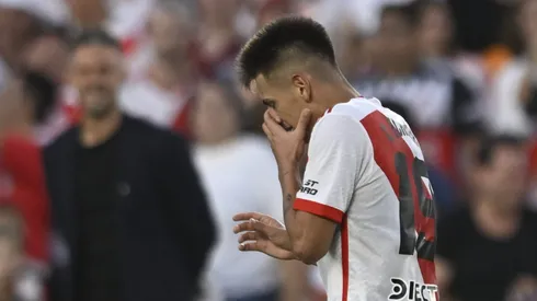 El Diablito, emocionado después de marcar el 1-1 ante Gimnasia.