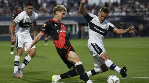 River vs. Gimnasia en el Monumental.