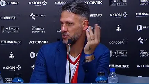 Demichelis explicó porqué no puso de entrada a Echeverri.