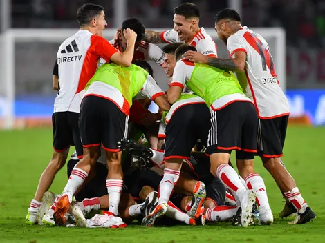 ¡Desahogo total! las desencajadas reacciones de todo River tras el gol de Aliendro