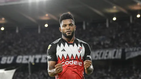 Borja celebró su primer gol en la Copa Libertadores 2024.