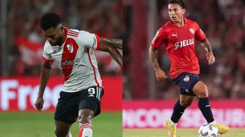 Saltita González y Borja se cruzaron en el partido del sábado