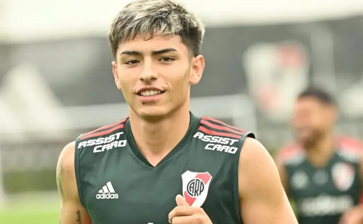 La historia de Agustín Ruberto en medio del partido de River