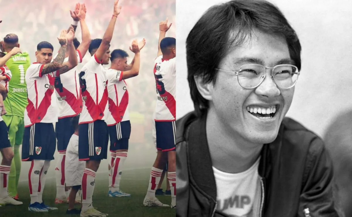 Akira Toriyama fue homenajeado por la cuenta de River