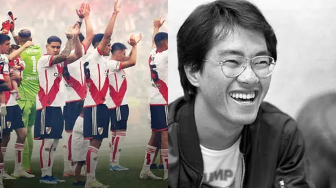 Akira Toriyama fue homenajeado por la cuenta de River