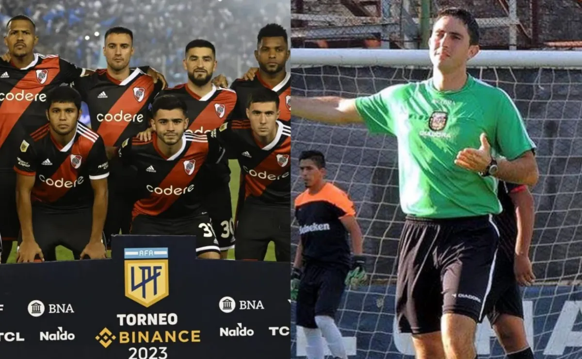 Nazareno Arasa dirigirá a River contra Independiente