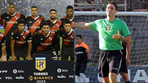 Nazareno Arasa dirigirá a River contra Independiente
