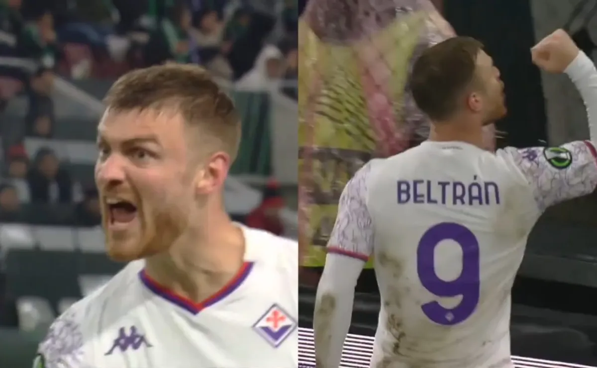 Beltrán hizo un lindo gol para Fiorentina
