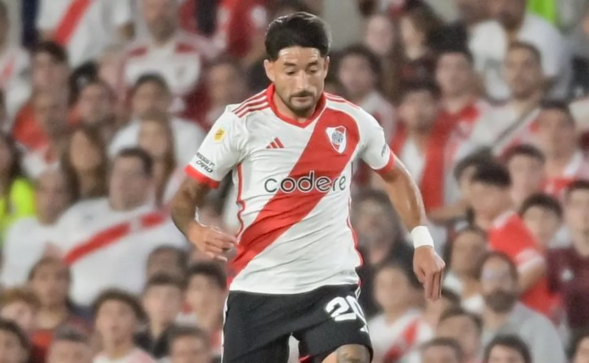 Casco volvió al once inicial de River ante Central Córdoba y cumplió. (LPM)