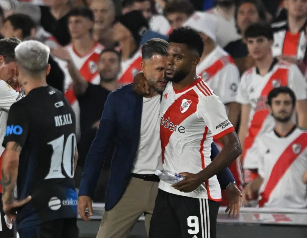 Miguel Borja tuvo su mejor versión en River de la mano de Martín Demichelis.