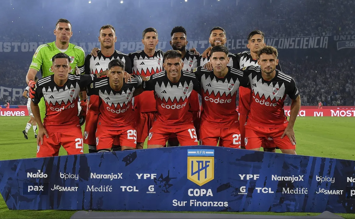 El once de River para jugar ante Independiente Rivadavia.