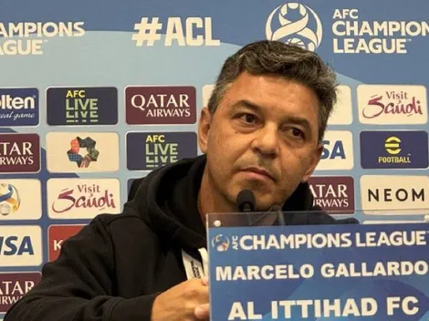 El malentendido que tuvo que aclarar Gallardo y la foto que se hizo viral en River