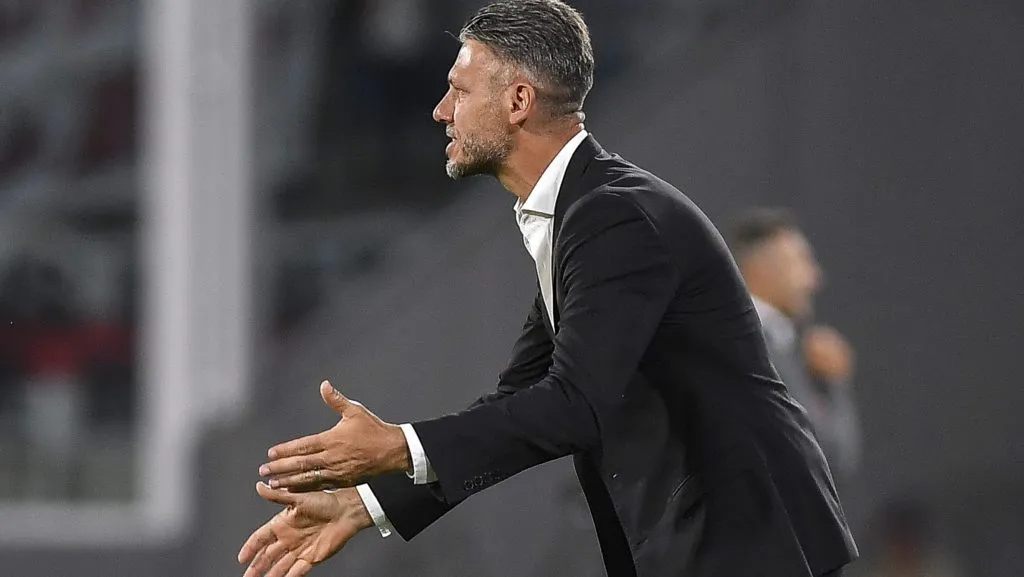 Demichelis explicó los cambios contra Talleres y el ingreso algo tarde de Echeverri.