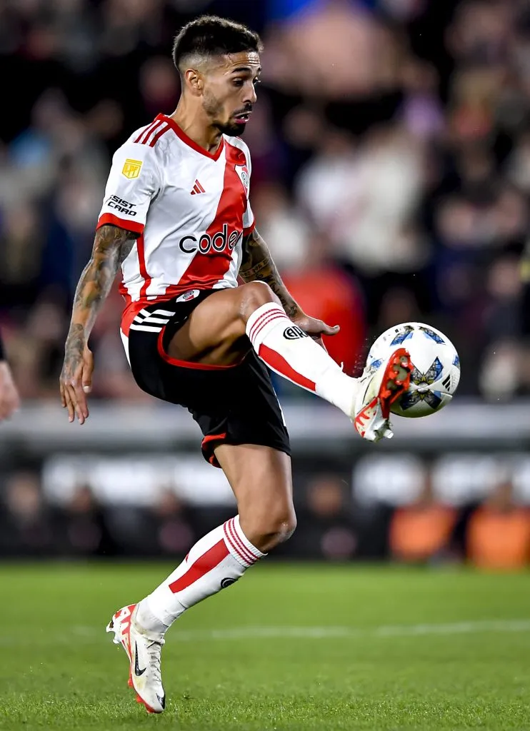 Manuel Lanzini busca volver a su mejor versión en River. (Photo by Marcelo Endelli/Getty Images)