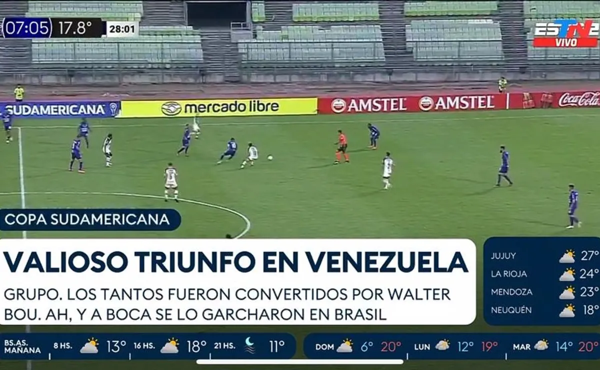 Insólito momento televisivo en la pantalla del canal de noticias TN.
