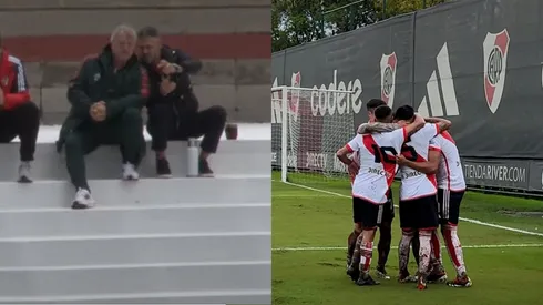 Martín Demichelis fue a ver la Reserva de River