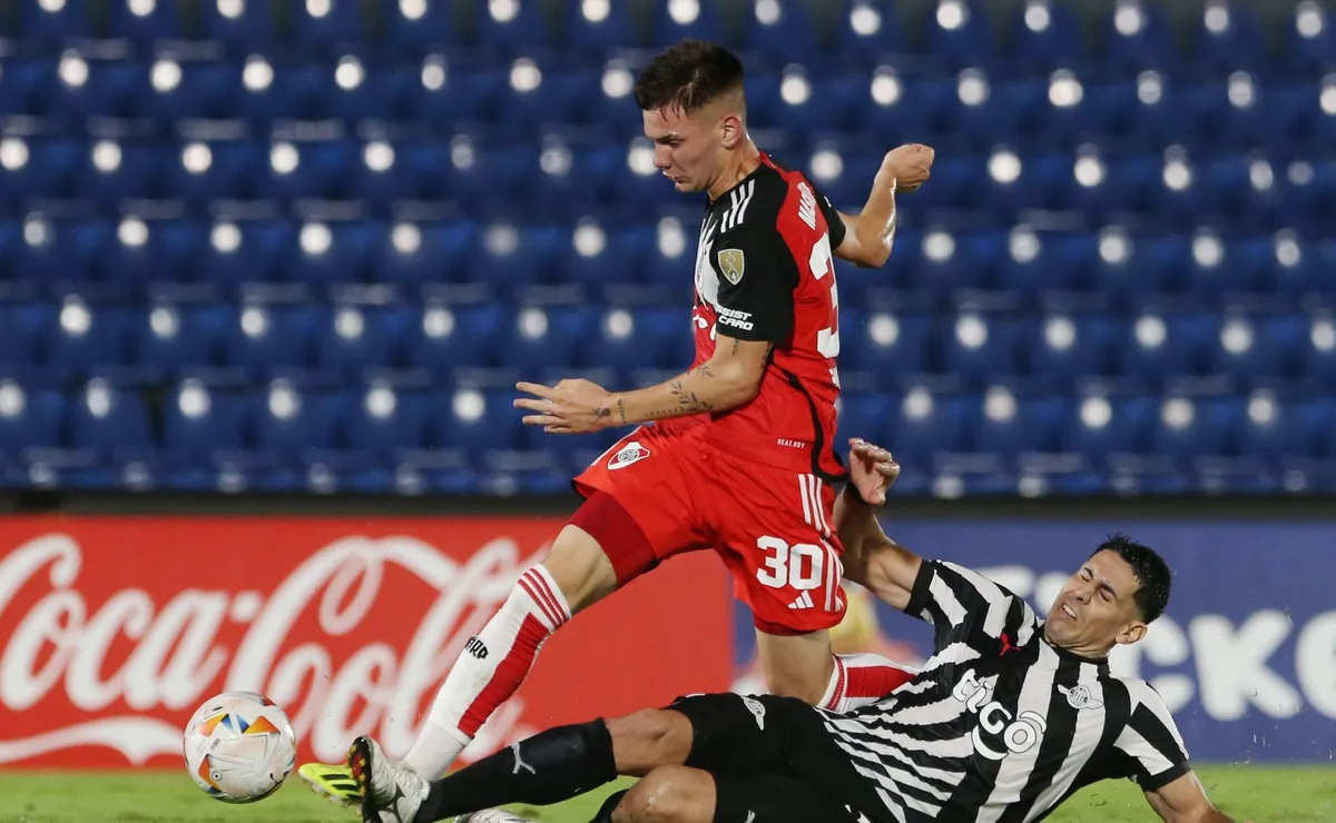 Franco Mastantuono hizo historia en la Copa Libertadores.