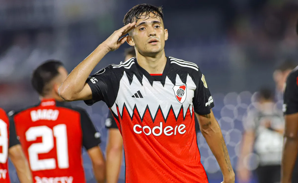Pablo Solari tiene una cláusula de rescisión de 20 millones de dólares en River. (Foto: Conmebol)