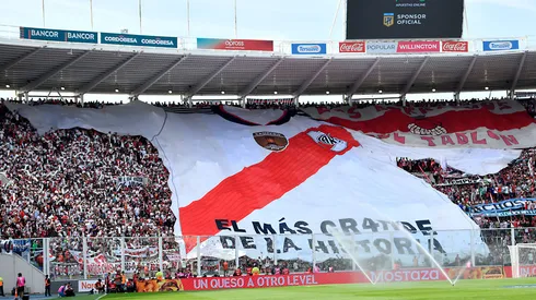 El aguante de River en Córdoba.