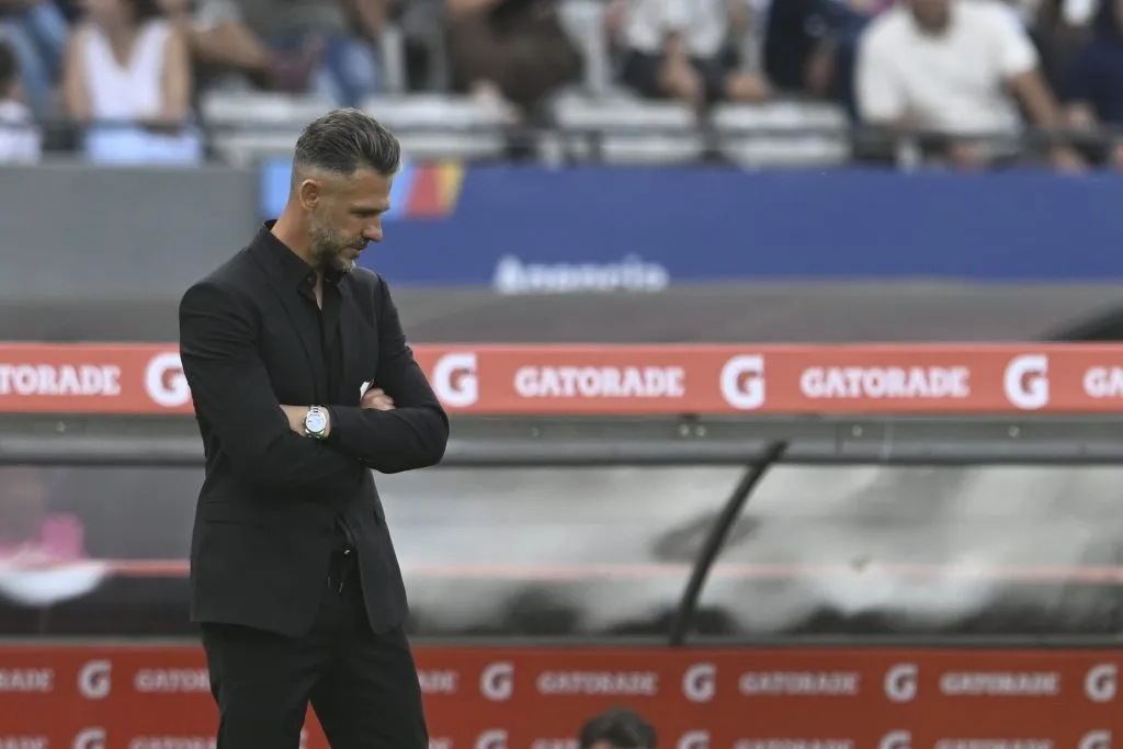 Demichelis no tuvo una buena tarde ante Boca. (LPM/Diego Haliasz)