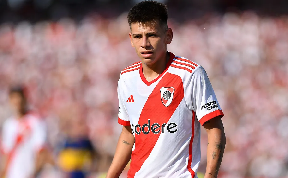 Echeverri se quedará hasta el 31 de diciembre en River.